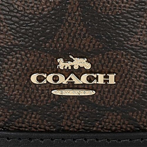 コーチ アウトレット ショルダーバッグ レディース シグネチャー ミニ バケット バッグ ブラウン COACH OUTLET CW299 IMXAQ ブラウン/ブラック