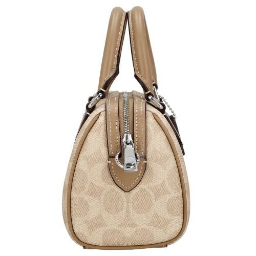 コーチ アウトレット ショルダーバッグ レディース シグネチャー ミニ ローアン クロスボディー ブラウン COACH OUTLET CW331 SVPWH ベージュ