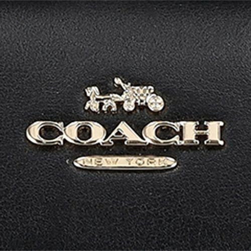 コーチ アウトレット ショルダーバッグ レディース シグネチャー ローワン サッチェル ブラック COACH OUTLET CW376 IMQRX ベージュ/ブラック