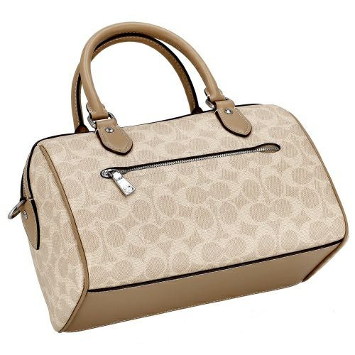コーチ アウトレット ショルダーバッグ レディース シグネチャー ローワン サッチェル ベージュ COACH OUTLET CW376 SVPWH ベージュ