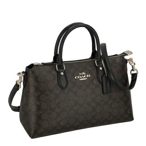 コーチ アウトレット ショルダーバッグ レディース ジョージア シグネチャー サッチェル ブラウン COACH OUTLET CW422 IMXAQ ブラウン/ブラック