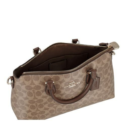 コーチ アウトレット ショルダーバッグ レディース ジョージア シグネチャー サッチェル ブラウン COACH OUTLET CW422 IMXHE ブラウン