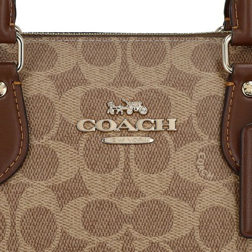 コーチ アウトレット ショルダーバッグ レディース ジョージア シグネチャー サッチェル ブラウン COACH OUTLET CW422 IMXHE ブラウン