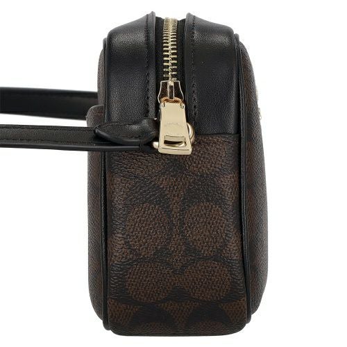 コーチ アウトレット ショルダーバッグ レディース シグネチャー ミニ ジェイミー カメラ バッグ ブラウン COACH OUTLET CY752 IMXAQ ブラウン/ブラック