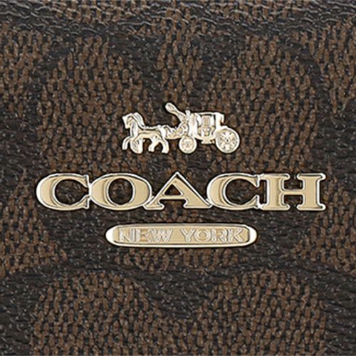コーチ アウトレット ショルダーバッグ レディース シグネチャー ミニ ジェイミー カメラ バッグ ブラウン COACH OUTLET CY752 IMXAQ ブラウン/ブラック