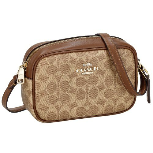 コーチ アウトレット ショルダーバッグ レディース シグネチャー ミニ ジェイミー カメラ バッグ ブラウン COACH OUTLET CY752 IMXHE ブラウン