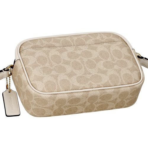 コーチ アウトレット ショルダーバッグ レディース シグネチャー ミニ ジェイミー カメラ バッグ ホワイト COACH OUTLET CY752 IMXDM サンド/チョーク