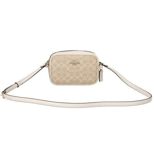 コーチ アウトレット ショルダーバッグ レディース シグネチャー ミニ ジェイミー カメラ バッグ ホワイト COACH OUTLET CY752 IMXDM サンド/チョーク