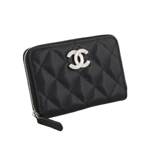 シャネル コインケース レディース ココマーク ブラック CHANEL AP4332