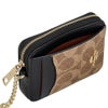コーチ アウトレット コインケース レディース ジップ カード ケース・シグネチャー キャンバス ブラウン COACH OUTLET CW883 IMQRX ベージュ/ブラック