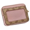 コーチ アウトレット コインケース レディース ジップ カード ケース・シグネチャー キャンバス ピンク COACH OUTLET CW883 IMXB0 ピンク/ベージュ