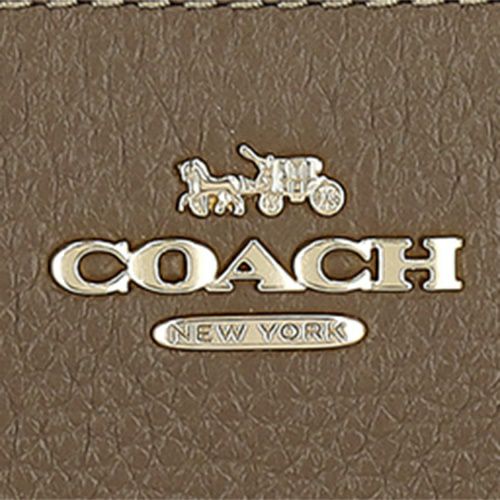 コーチ アウトレット 長財布 レディース ロング ジップ アラウンド ウォレット ブラウン COACH OUTLET C4451 IMV2R