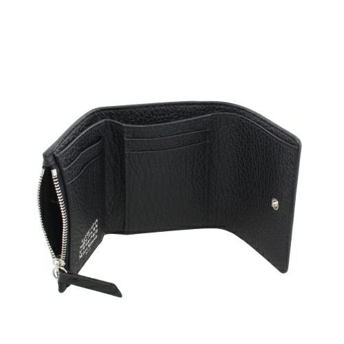 メゾンマルジェラ 三つ折り財布 レディース 4ステッチ ブラック Maison Margiela SA3UI0010P4455 T8013