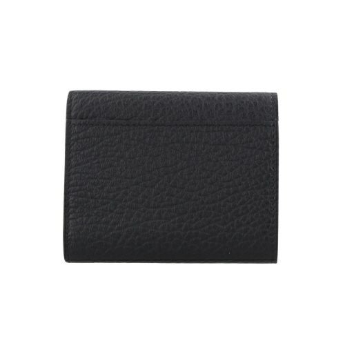 588✨極美品✨メゾンマルジェラ 三つ折り財布 4ステッチ レザー ブラック 黒 メゾンマルジェラ 4ステッチ レザー 財布 ブラック BW021726｜中古