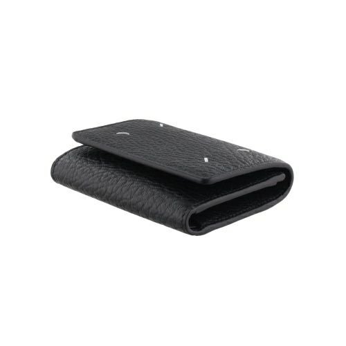 メゾンマルジェラ 三つ折り財布 レディース 4ステッチ ブラック Maison Margiela SA3UI0010P4455 T8013