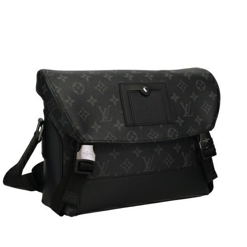 ルイヴィトン ショルダーバッグ モノグラム エクリプス メッセンジャー・ヴォワヤージュPM ブラック LOUIS VUITTON M40511 メンズ