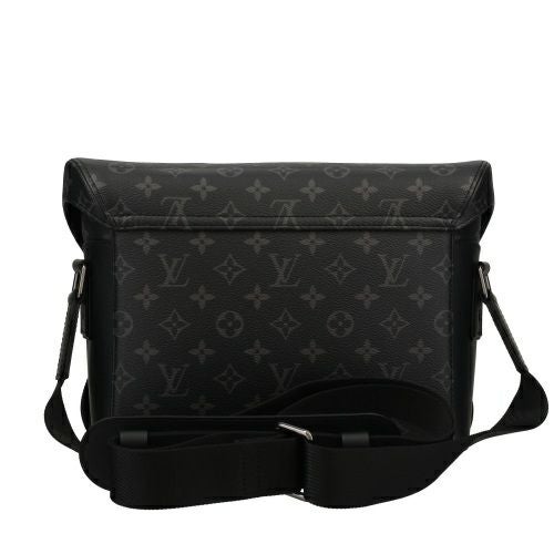 ルイヴィトン ショルダーバッグ モノグラム エクリプス メッセンジャー・ヴォワヤージュPM ブラック LOUIS VUITTON M40511 メンズ