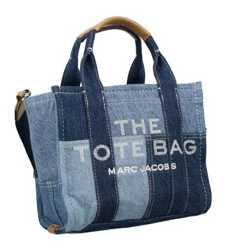 マークジェイコブス トートバッグ レディース ザ デニム トート バッグ スモール ブルー Marc Jacobs H016M06FA21 422 BLUE DENIM