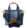マークジェイコブス トートバッグ レディース ザ デニム トート バッグ スモール ブルー Marc Jacobs H016M06FA21 422 BLUE DENIM