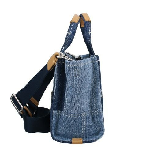 マークジェイコブス トートバッグ レディース ザ デニム トート バッグ スモール ブルー Marc Jacobs H016M06FA21 422 BLUE DENIM