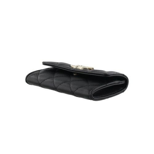 CHANEL ブラック レザー ケース　小物入れ Bag Organizer for Chanel 25 Bag Mini (AS5631) - Zoomoni