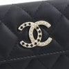 シャネル カードケース レディース ココマーク ブラック CHANEL AP4038 B16959 94305