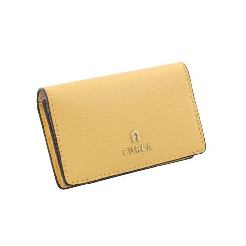 フルラ カードケース 名刺入れ レディース カメリア イエロー FURLA