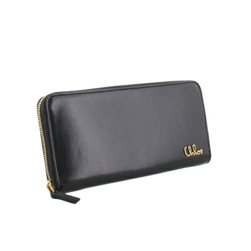 クロエ 長財布 レディース CHLOE ICONIC ZIP LONG ブラック CHLOE CH25SP488 O16 001 BLACK