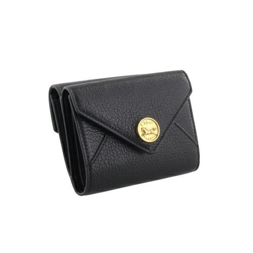 クロエ 三つ折り財布 レディース ENVELOPE SMALL TRIFOLD ブラック CHLOE CH25SP543 O93 001 BLACK