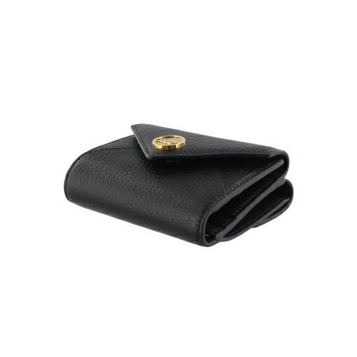 VVW 3つ折り財布 ブラック/ゴールドロゴ-154 BOTTEGA VENETA（ボッテガ・ヴェネタ） 三つ折り財布 690568 V3UH2
