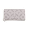 ルイヴィトン 長財布 レディース マヒナ ジッピー・ウォレット グレー LOUIS VUITTON M13469 ブルームグレー/ピンク