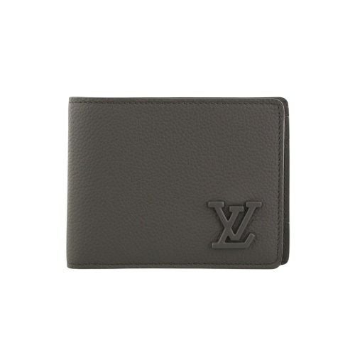 ルイヴィトン 二つ折り財布 レディース アエログラム ポルトフォイユ・ミュルティプル カーキグリーン LOUIS VUITTON M81734 カーキ