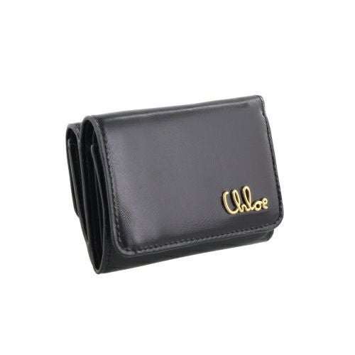 クロエ 三つ折り財布 レディース CHLOE ICONIC MINI TRIFOLD ブラック CHLOE CH25SP487 O16 001 BLACK