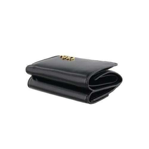Chloe ブラック 三つ折り財布　ICONIC MINI TRIFOL クロエ 三つ折り財布 レディース CHLOE ICONIC MINI TRIFOLD ブラック