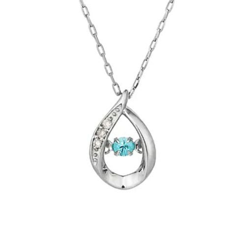 ダンシングストーン ネックレス HK-0020T-プラチナHPB パライバトルマリン Dancing Stone