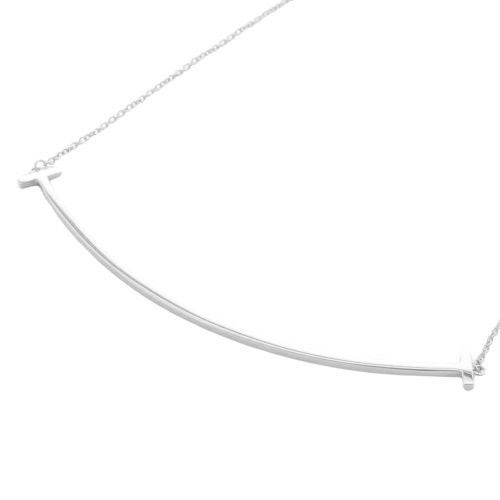 ティファニー ネックレス レディース Tスマイルペンダント TIFFANY＆Co