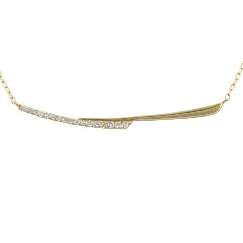ネックレス K18イエローゴールド ダイヤモンド0.14ct | GINZA LoveLove