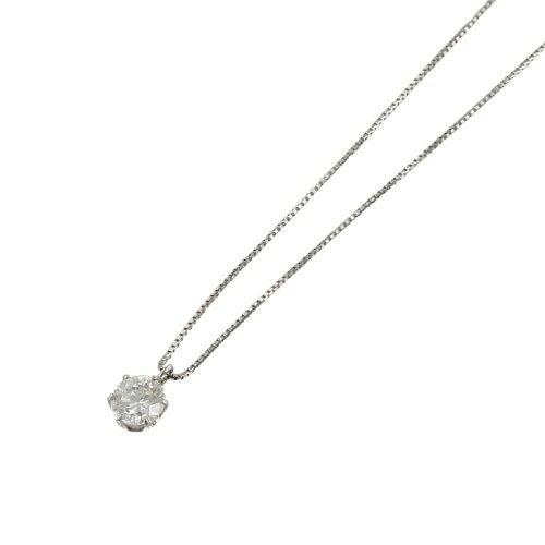 ネックレス プラチナ ダイヤモンド0.50ctup 6本爪