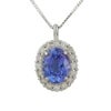 ネックレス プラチナ タンザナイト 1.20ct