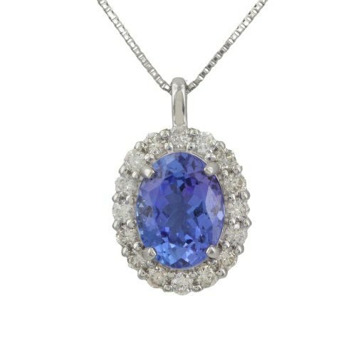ネックレス プラチナ タンザナイト 1.20ct