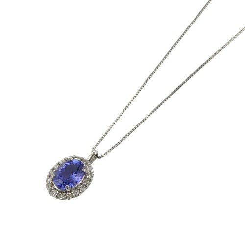 ネックレス プラチナ タンザナイト 1.20ct