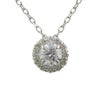 ネックレス プラチナ ダイヤモンド 0.30/0.12ct