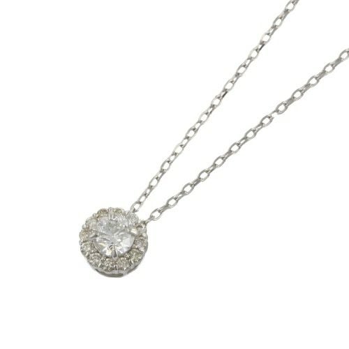 ネックレス プラチナ ダイヤモンド 0.30/0.12ct