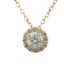 ネックレス K18イエローゴールド ダイヤモンド 0.30/0.12ct