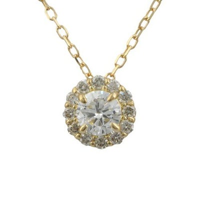 ネックレス K18イエローゴールド ダイヤモンド 0.30/0.12ct | GINZA 