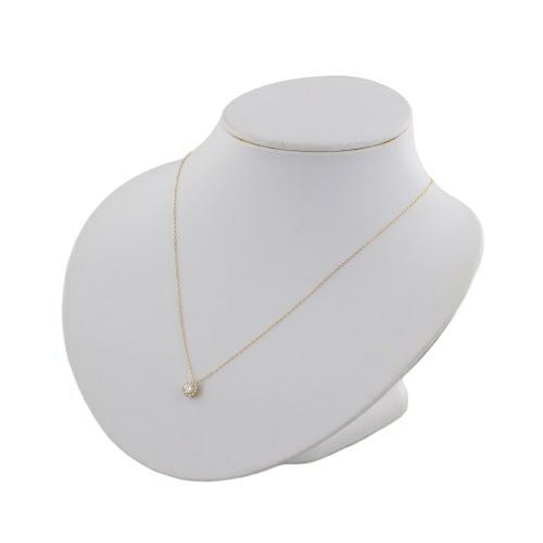 ネックレス K18イエローゴールド ダイヤモンド 0.30/0.12ct