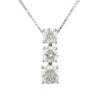 ネックレス プラチナ ダイヤモンド 1.00ct スリーストーン