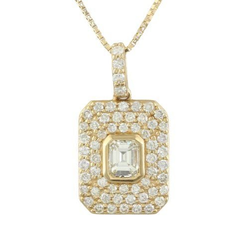 ネックレス K18イエローゴールド ダイヤモンド0.30ctup