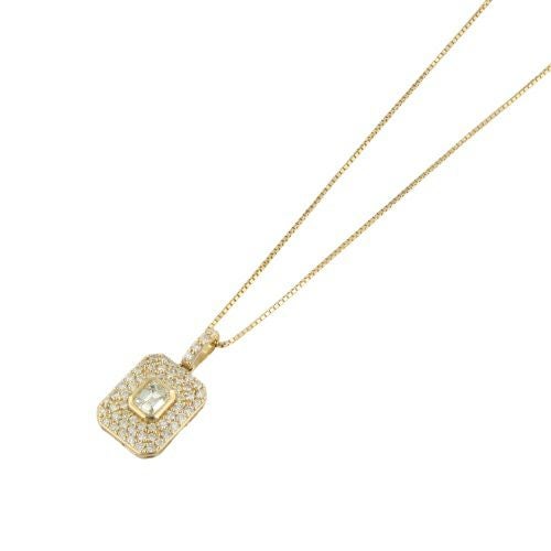 ネックレス K18イエローゴールド ダイヤモンド0.30ctup