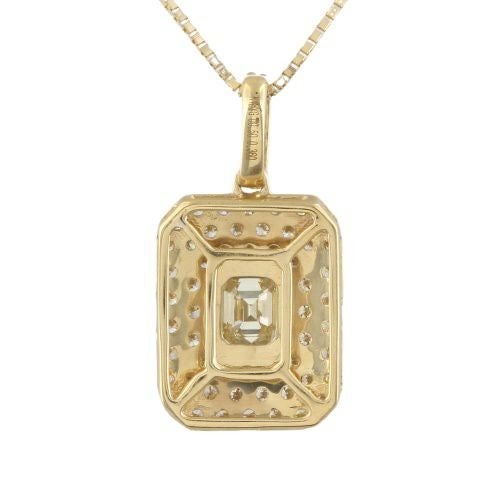 ネックレス K18イエローゴールド ダイヤモンド0.30ctup